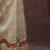 beige embroidered tussar saree