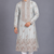 Ornate floral grey kurta set