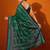 green batik pure cotton bagru saree