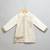 Off white woven cotton kurta set