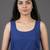 women shoulder strap straight kurta with trousers & dupatta