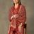 women printed regular cotton kurta with trousers & with dupatta