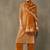 women printed regular cotton kurta with palazzos & with dupatta