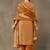 women printed regular cotton kurta with palazzos & with dupatta