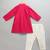 Pink embroidered cotton silk Men Kurta Set