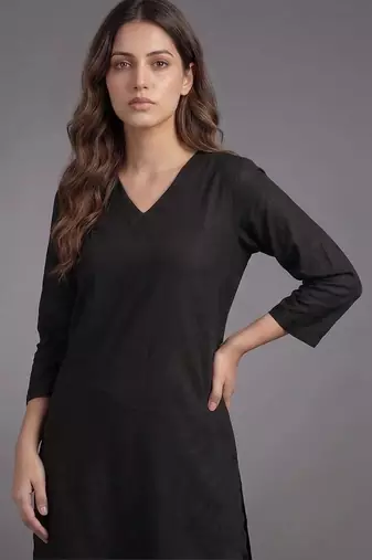 women regular kurta with trousers & with dupatta