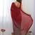 red embellished sequinned designer saree