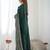 green sequinned embellished saree