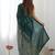 green sequinned embellished saree