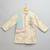 Beige printed cotton silk Men Kurta Set