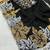 black floral embroidered saree