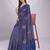 navy_blue embroidered organza saree