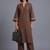 women embroidered regular thread work kurta with palazzos