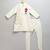 Ivory embroidered cotton silk Men Bandhgala and Pant