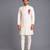 Ivory embroidered cotton silk Men Bandhgala and Pant