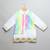 White multicolored printed cotton Men Kurta Set