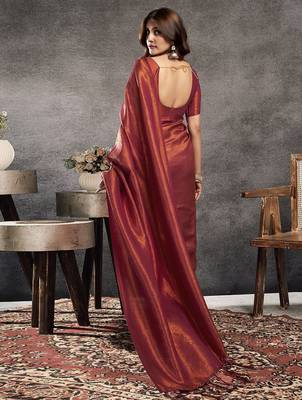 purple woven design zari banarasi saree 3