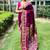 rose ethnic motif zari woven banarasi saree