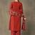 women ethnic motifs printed regular cotton kurta with trousers & with dupatta