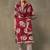 women floral printed regular cotton kurta with trousers & with dupatta