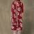 women floral printed regular cotton kurta with trousers & with dupatta