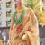 beige ethnic motifs tissue banarasi saree