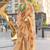 beige ethnic motifs tissue banarasi saree