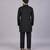 Black embroidered cotton silk Men Bandhgala and Pant