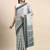 green floral printed pashmina saree
