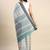 green floral printed pashmina saree