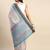 green floral printed pashmina saree