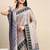 multicolor floral printed pashmina saree