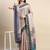 multicolor floral printed pashmina saree