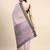 grey floral printed pashmina saree