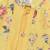 Mustard yellow floral printed cotton silk Men Kurta Set