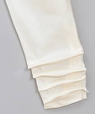 White embroidered cotton silk Men Bandhgala and Pant 7