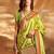 green woven design zari satin banarasi saree