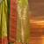 green woven design zari satin banarasi saree