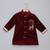 Maroon embroidered velvet Men Bandhgala and Pant