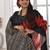 red tussar silk saree