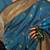 blue blue & gold-toned ethnic motif woven design zari banarasi saree