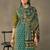 women ethnic motifs printed regular cotton kurta with trousers & with dupatta