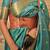teal teal & gold-toned ethnic motifs woven design zari banarasi saree