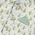 Sage green printed cotton silk Men Kurta Set