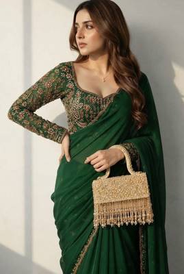 Gilded grace beaded fringe bag 1