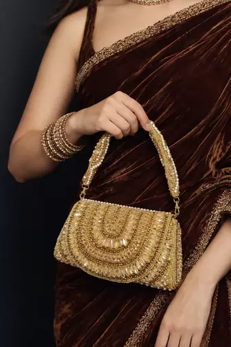 Royal regalia embellished potli bag