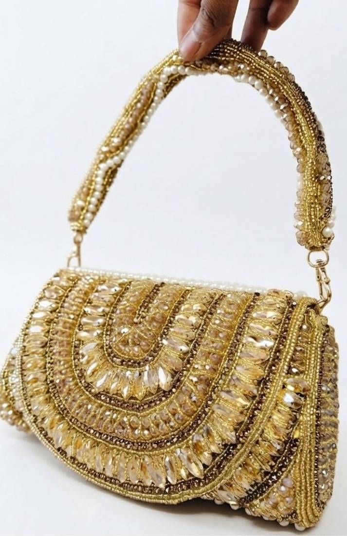 Royal regalia embellished potli bag