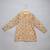 Golden beige printed cotton silk Men Kurta Set