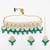 Green kundan choker necklace set with earrings and maangtika