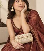 Serene jade beaded barrel bag